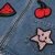 Import Iron on Backing Custom Star Shape Changeable Fabric Felt Background Reversible Cute Sequin Embroidery Patches for Dresses from China