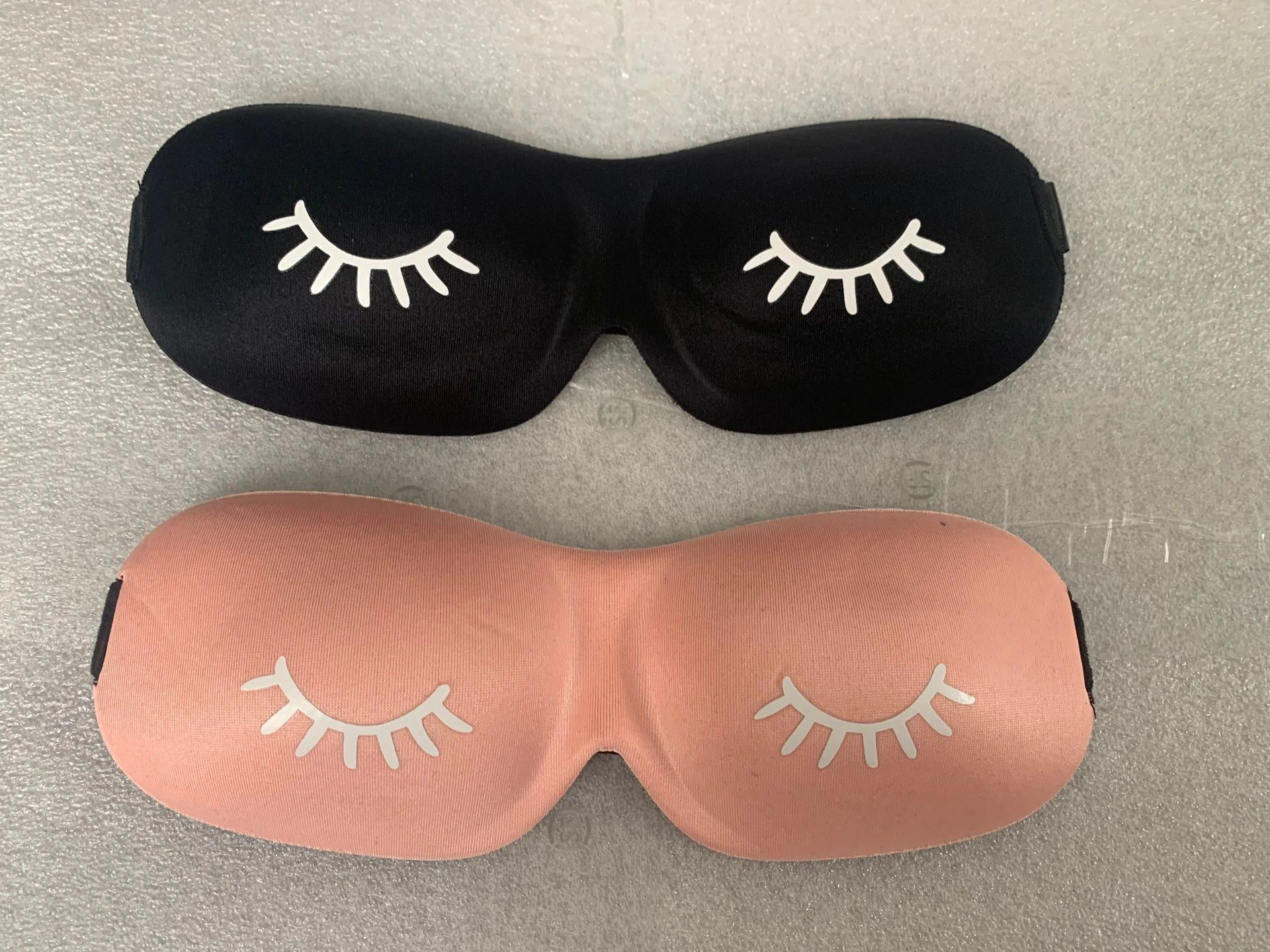 J026 Sleep Mask 3D Contoured Soft Eye Masks Adjustable Strap eye lash sleep  eye mask