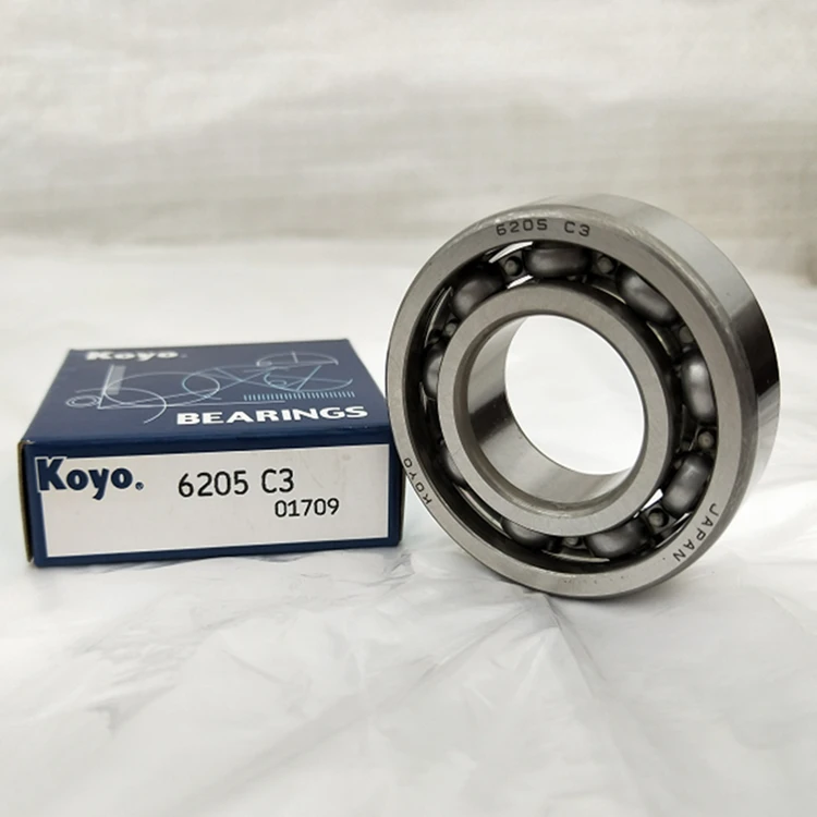 Japan original KOYO deep groove ball bearing 6205 6206 6208
