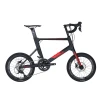 Java CL-CB-ROAD 451 wheelset diameter carbon fiber small wheel Bike road Bicycle Hydraulic disc brake 18 speed bend handle
