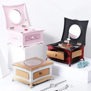 Jewelry Music Box with a Dancing Ballerina Inside