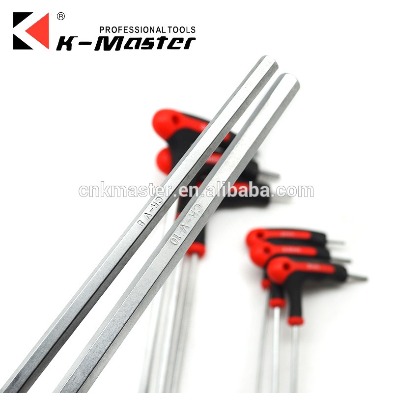 K-Master manufacture T handle wrench set 2-10mm screwdriver hex key