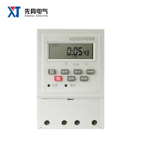 KG3028 Ringing Controller Automatic Microcomputer Bell Controller Time Control Timing Switch 28 Sets of Timing 220V
