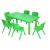 Import Kindergarten furniture used pp plastic baby/kids study table/desk and chair set for children from China