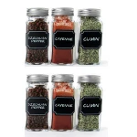kitchen salt and pepper packaging 6oz spice packaging containers 6 spice jar set