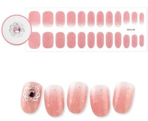 Korean Gel Nail Sticker Real nail Polish Strips Nail Art Wraps Customized design Made in Korea OEM ODM Available