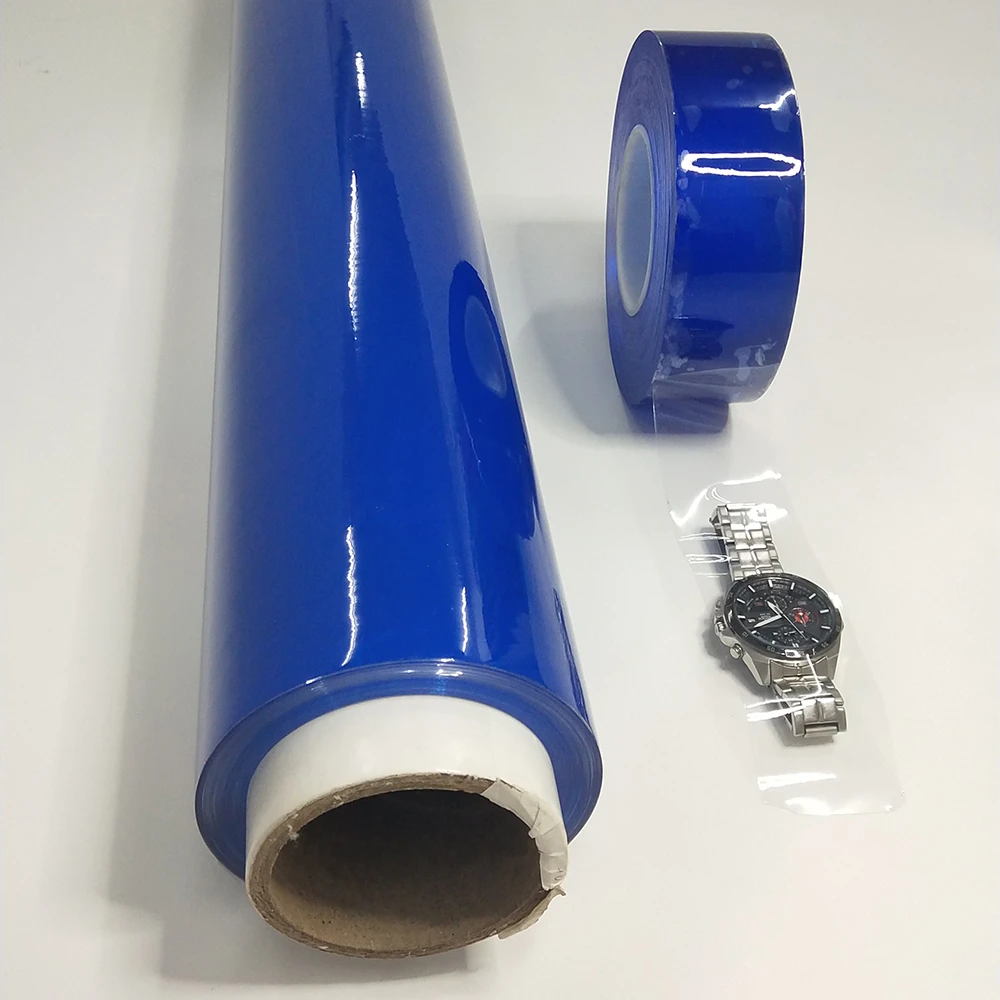 Korean market blue surface glass PVC protective film