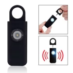 L-185 self defense security 125db high quality CE ROHS  flashlight keychain personal alarm  for elderly safety