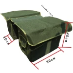 Large capacity thickened canvas  luggage motorcycle side bag motorcycle siddle bags
