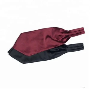 Lasted  Manufacture Formal Polyester Men Jacquard Ascot Tie Cravat In Cravats