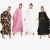 Import Latest Designs Openn Abaya Clothes Wholesale Dubai Modern Round Neckline Kebaya Islamic Clothing Kaftan from China