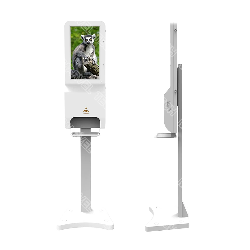 Lcd Display Sanitizer,Wall Mountable Hand Sanitizer Dispensers,Facial Recognition Device With Hand Sanitizer