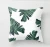 Import Leaves digital plant printing designed green 45x45 decoration pillows home chair car seat sofa cushion from China