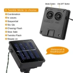 LED Solar Lawn Lamp Waterproof RGB String Strip Light Outdoor Lighting