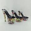 Leecabe stiletto sandles with  Performance Pole Dance shoes