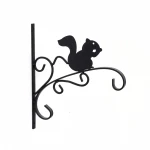 Light Flat Squirrel Shape Wall Mounted Shelf Metal Adjustable Bracket