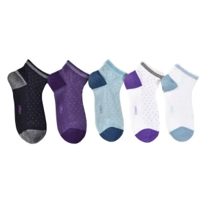 LIMAX spring and summer ladies cute and sweet season combed cotton thin cotton womens socks Sports socks