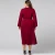 Import Long-sleeved V-neck large swing dress women elegant plus size club dresses women casual goods in stock from China