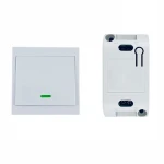 LONGQI Remote Control Switches Wireless Remote Control Switch 1 Gang 1 Way Wall Switch