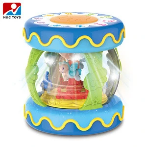 Lovely Baby Musical Toy Rotation Drum Toy Musical Instrument HC400352