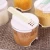 Import Low Price 5 In 1Transparent Kitchen Spice Rack Condiment Bottles Pepper Shakers Box Spice Jar Set Seasoning Jar Set Plastic from China
