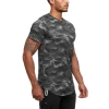 Low Price Guaranteed Quality Loose Summer New Round Neck Sports Fitness Camouflage T-shirt Fitness Short Sleeve T-shirts Dri-fit