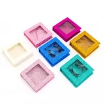 Low Price Korean Silk Lashes 25mm Lashes Private Label Silk Eyelashes