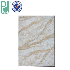 Low Prices Lightweight Wall Materials PVC Marble Sheet For Partition Wall Panel by L/C Payment