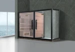 Luxury Bathroom Hydro Massage Steam Shower Rooms With Sauna Combos
