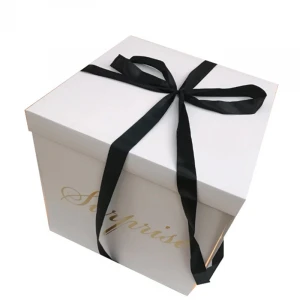 Luxury Custom Logo Printing Cardboard Gift Paper Box for Packaging