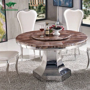 Luxury metal dining table,stainless steel dining table designs,stainless steel dining table and chair sets