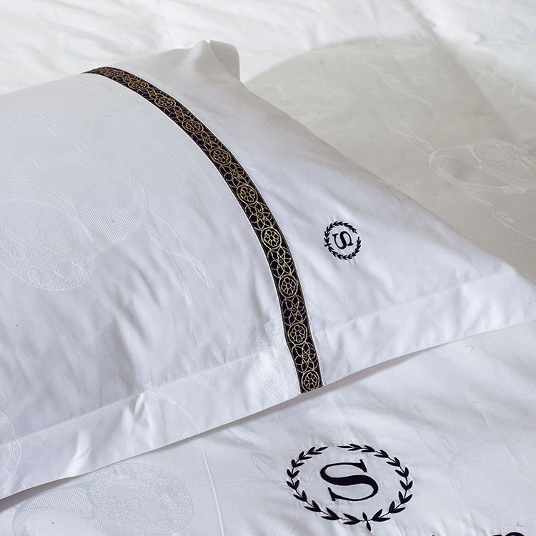 Manufacturer china 100% cotton luxury 5 star sheraton hotel bed sheet linen