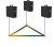 Manufacturer outlet:  Hosenlighting  kinetic multi color section dots control RGB tubes Multi color