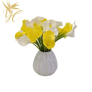 Manufacturers direct simulation horseshoe calla lily artificial wedding home decoration hand flowers