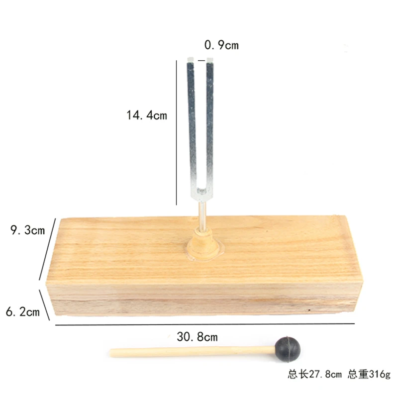 Manufacturers Wholesale Good Quality Cheap Price Tuning Fork 256Hz Wood Metal Physics Teaching Aids
