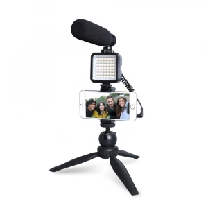 MAONO Camera Shotgun Microphone with LED Light is On-camera For Vlog Video Microphone kit