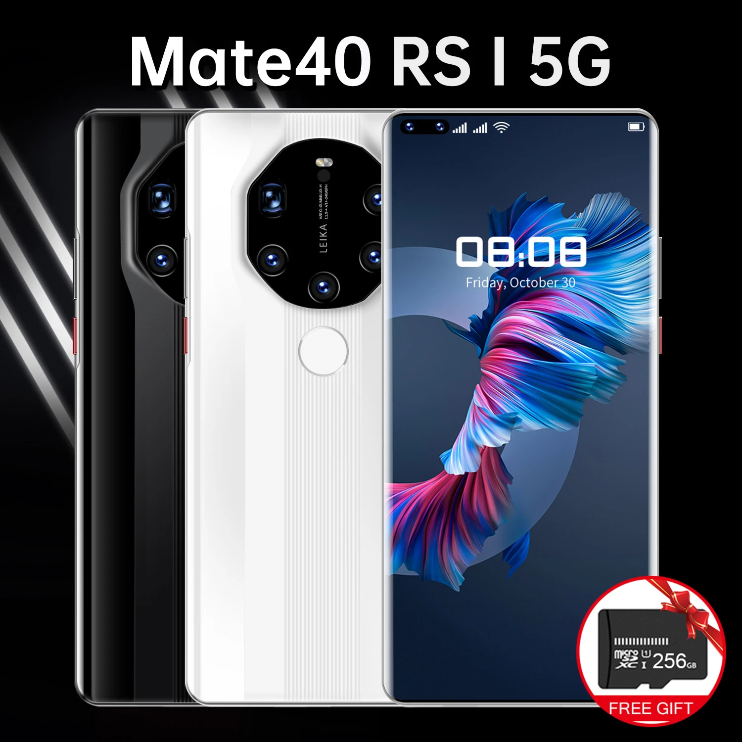 Mate40 RS 7.3 inch HD Screen Three Cards Three Standby High-End All-In-One Machine With Unlocked Cell Phones Smartphones