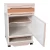 Import Medicine Plastic Metal ABS Hospital Bedside Table Cabinet with Shoe Rack from China