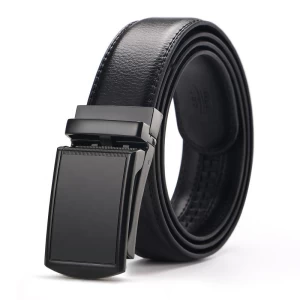 Men Belt New Designer Click Genuine Leather Ratchet Belt For Men, Size-Customized