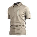 Mens POLO Shirts Short Sleeve Collar Male Tactical Tees Tops Clothing Military Army Outdoor Digital Camo Breathable Green Shirt