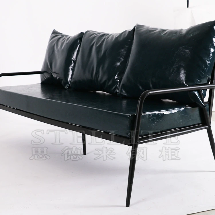 Metal frame armchair sofa set use for living room furniture