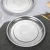 Import Metal Plates Sets Luxury Dinnerware Round Shape Stainless Steel China Dinner Plates For Restaurant from China