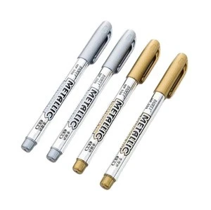 Metallic color Marker pen Gold Silver Craft drawing pens