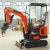 Import mini excavator 1 ton 2 ton 3.5 ton newest products small excavator mini digger machine from China