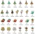 Import Misscheering Christmas Designs Charm Alloy 3d Nail Art Decorations 95 Options Nail Accessories Supplies from China