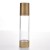 Import 100ml airless piston bottle gold black measuring lotion containers airless pump bottle 100ml from China