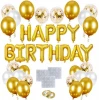 mlml Happy Birthday Banner Balloon Party Rose Gold Balloons Confetti Balloons Foiled Tassel Garland Star