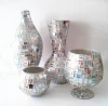 Modern Design Different Shapes Elegant Handmade Mosaic Huge Glass Vase