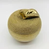 Modern Design Gold Ceramic Apple Decorations For Home Accessories