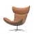 Import modern designer furniture fiberglass leather lounge leisure living room home furniture accent Imola arm Chair from China